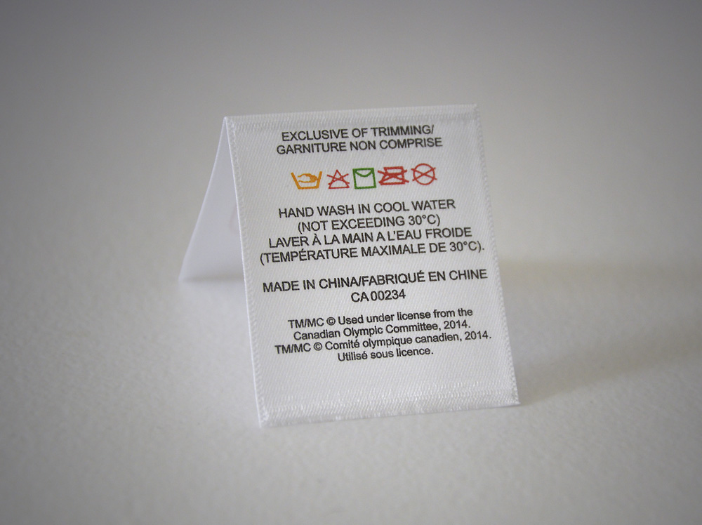 Printed label